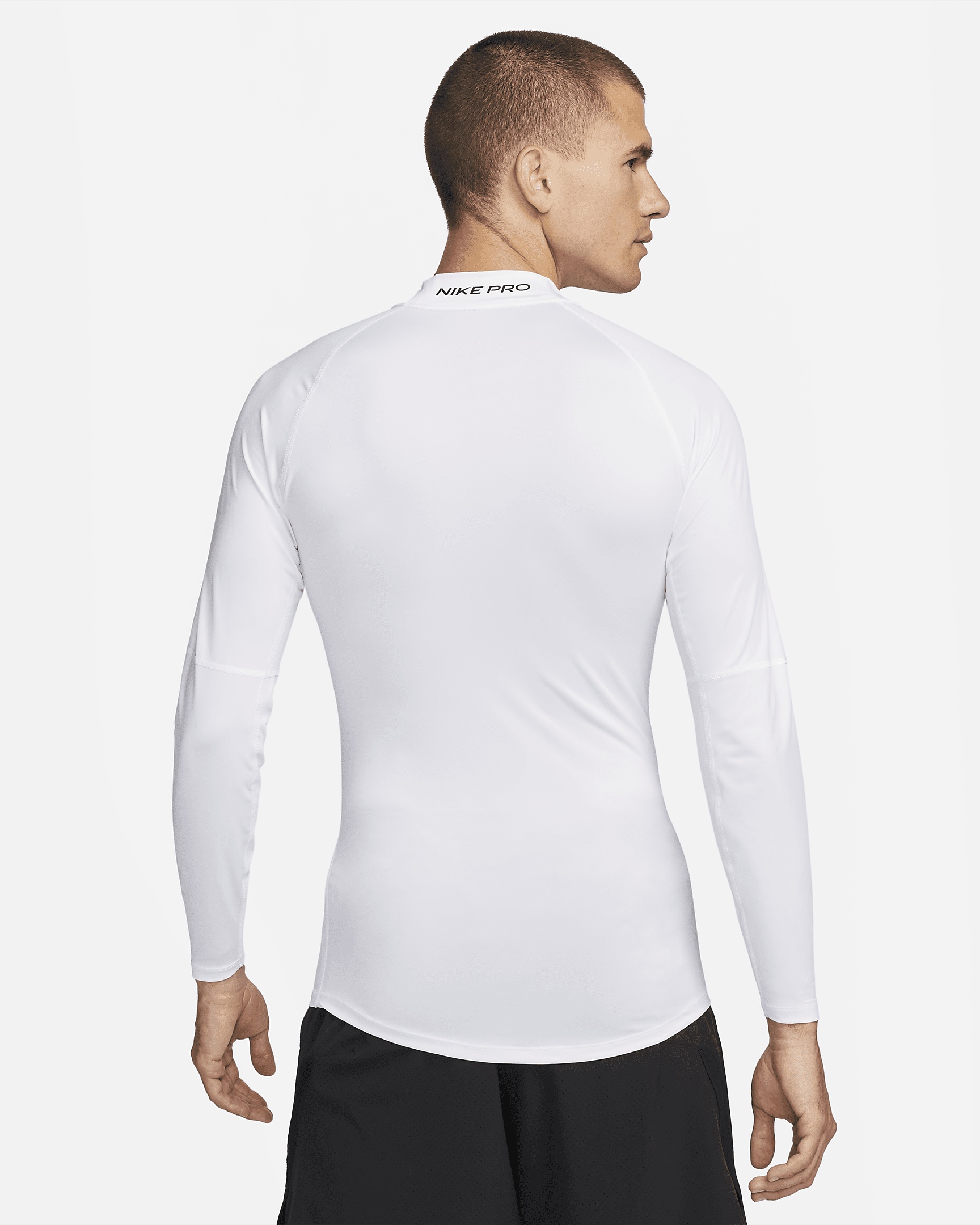 Nike Pro Men's Dri-FIT Fitness Mock-Neck Long-Sleeve Top - 2