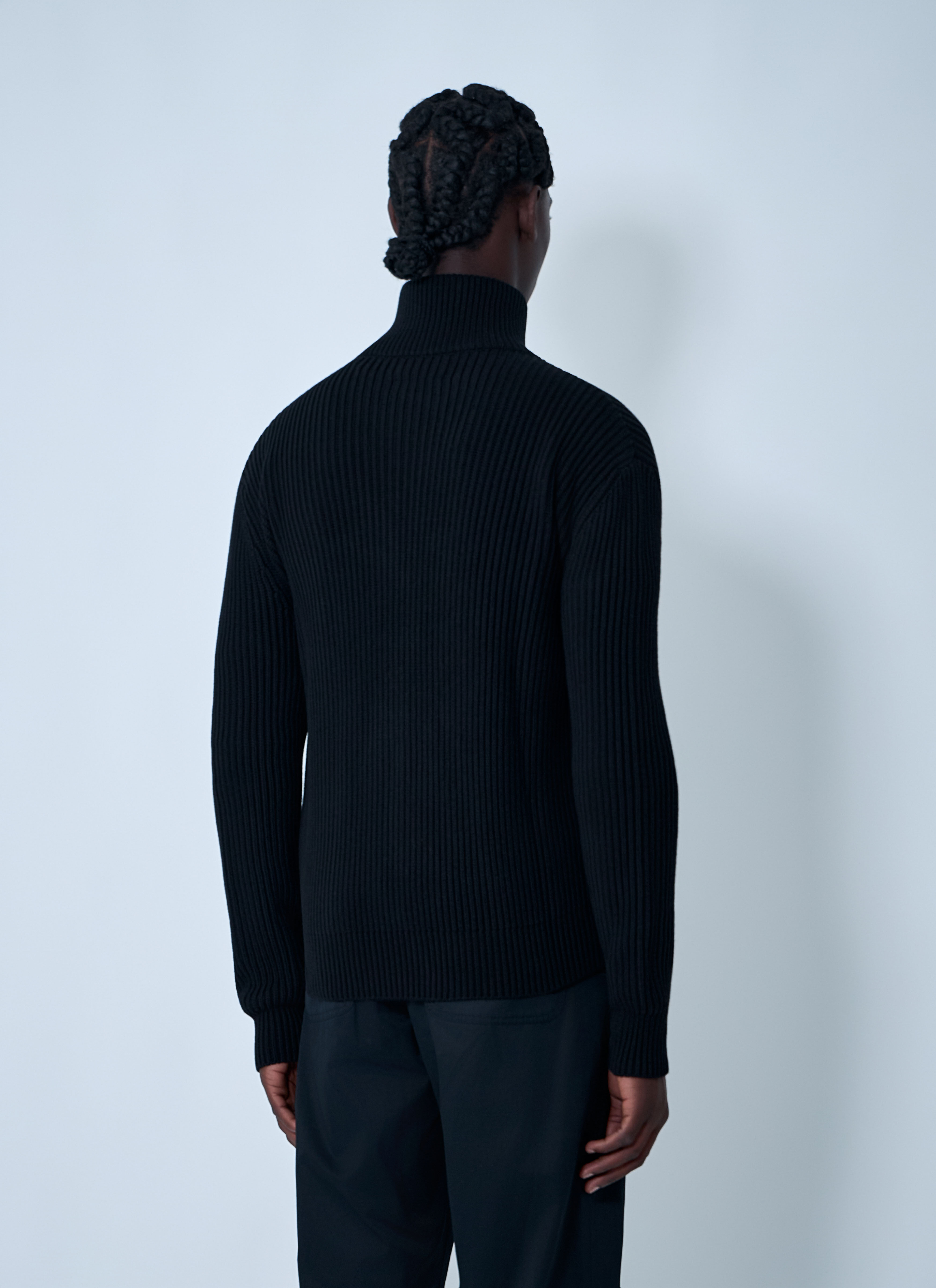 Rib Knit Sweater - 4