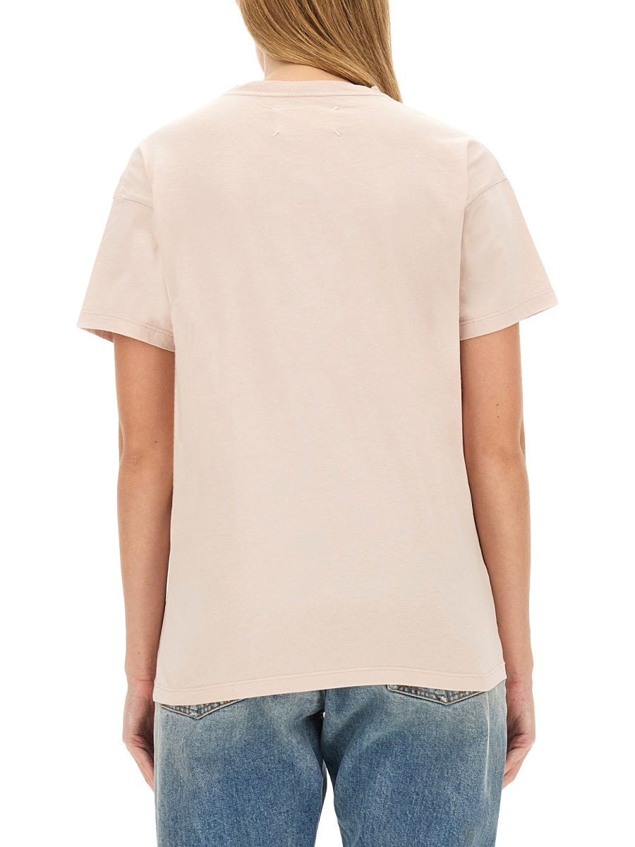 Maison Margiela Women T-Shirt With Logo - 3