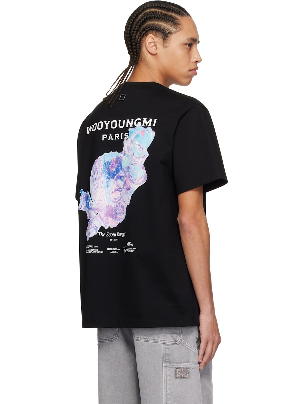 Black 3D Coral Back Logo T-shirt - 3
