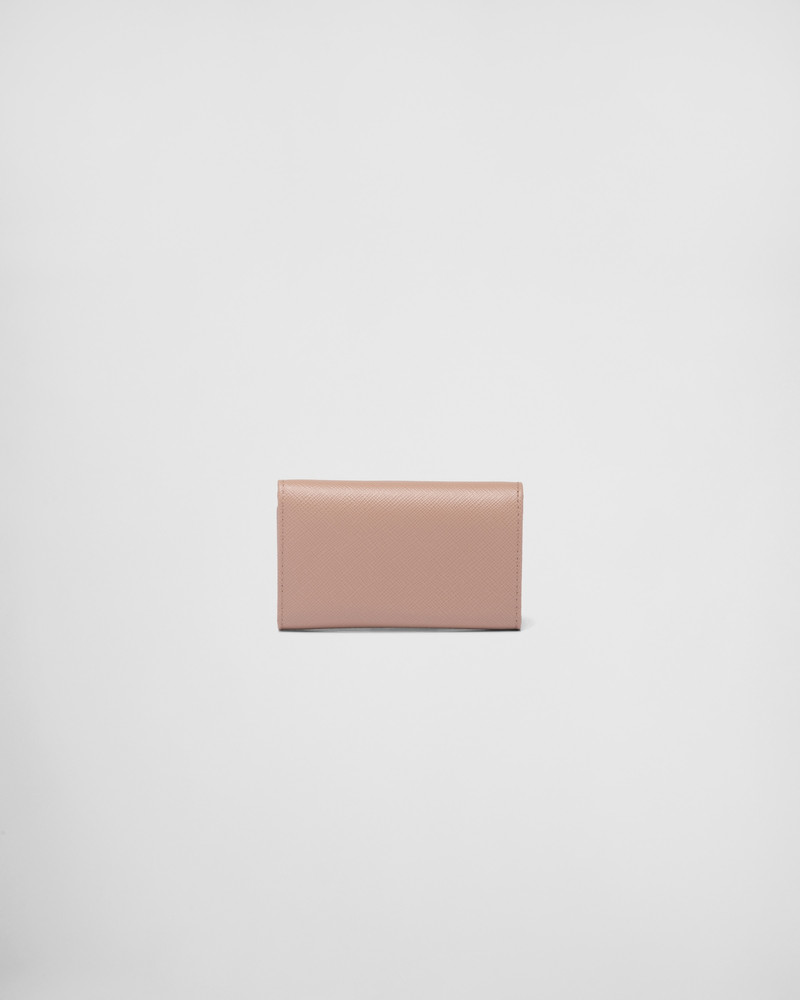 Prada Saffiano leather keychain outlook