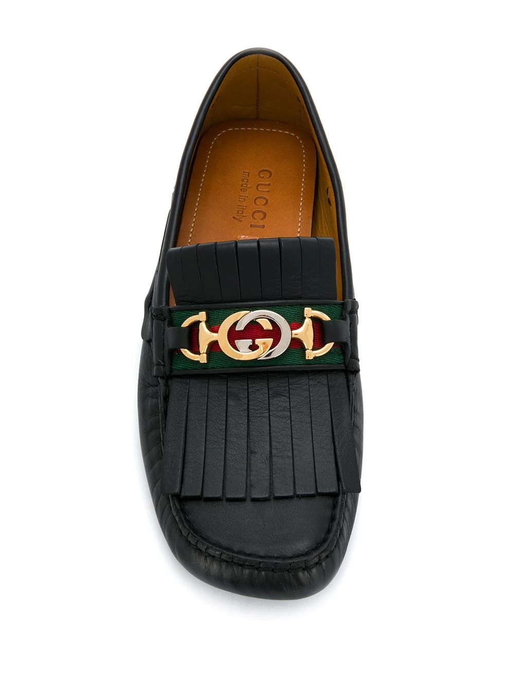 fringe moccasin loafers - 4