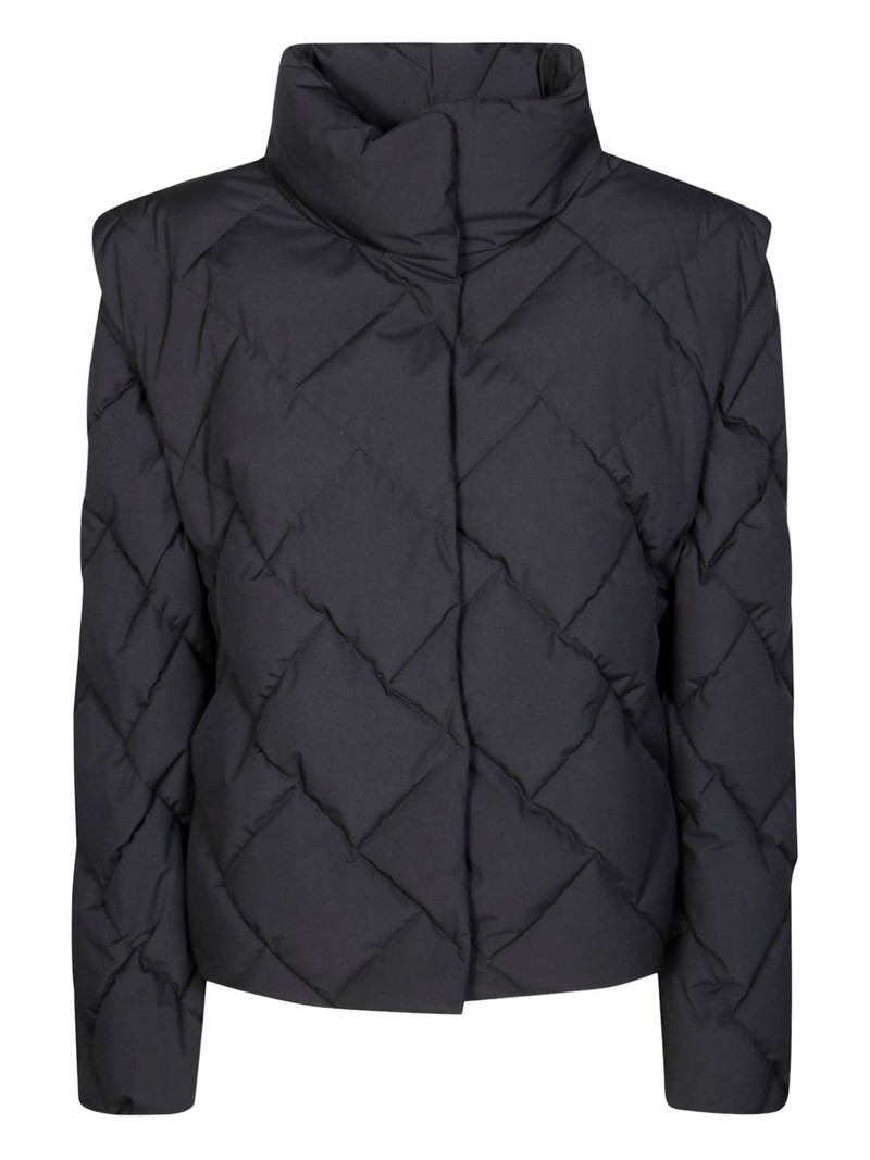 long-sleeves quilted puffer jacket 1