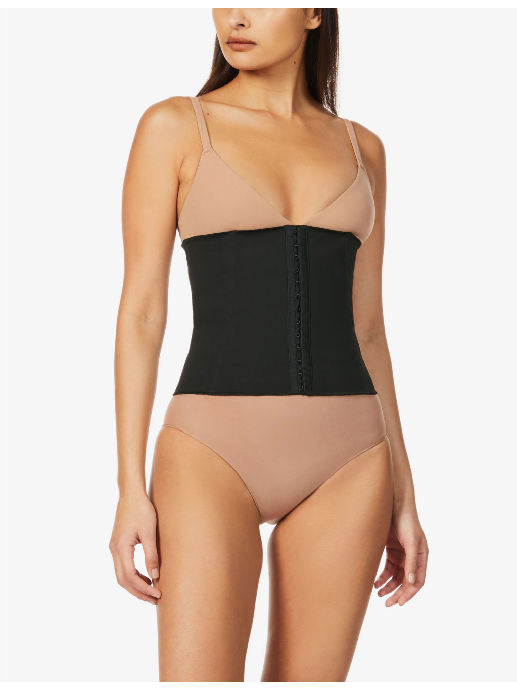 Boned stretch-woven waist trainer - 3