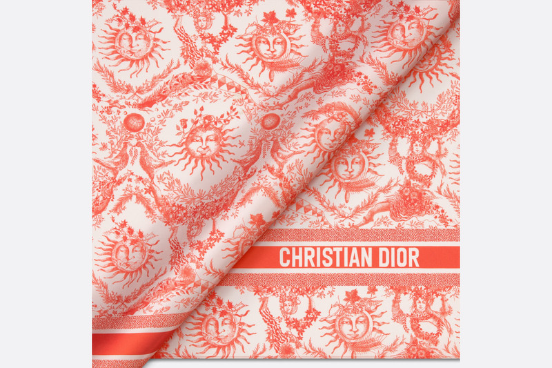 Dioriviera Toile de Jouy Soleil 70 Square Scarf 4