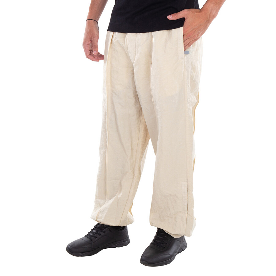 Burberry Wide-Leg Crinkle Sweatpants - 2