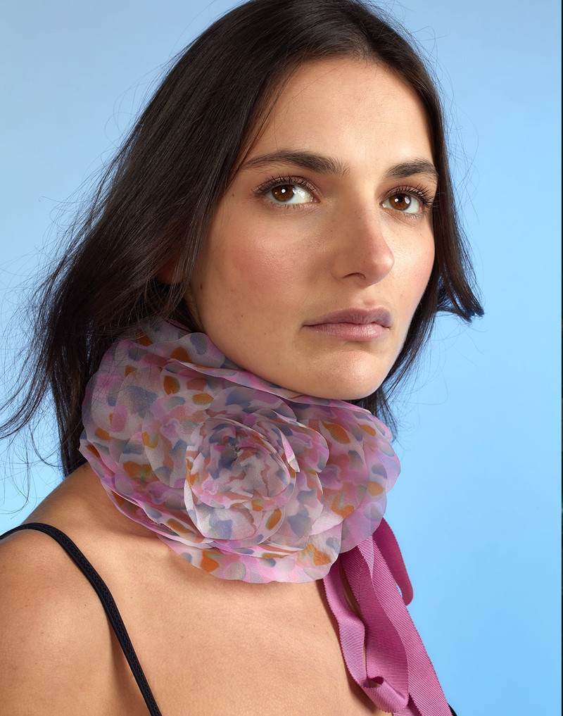 Organza Flower Ties 1