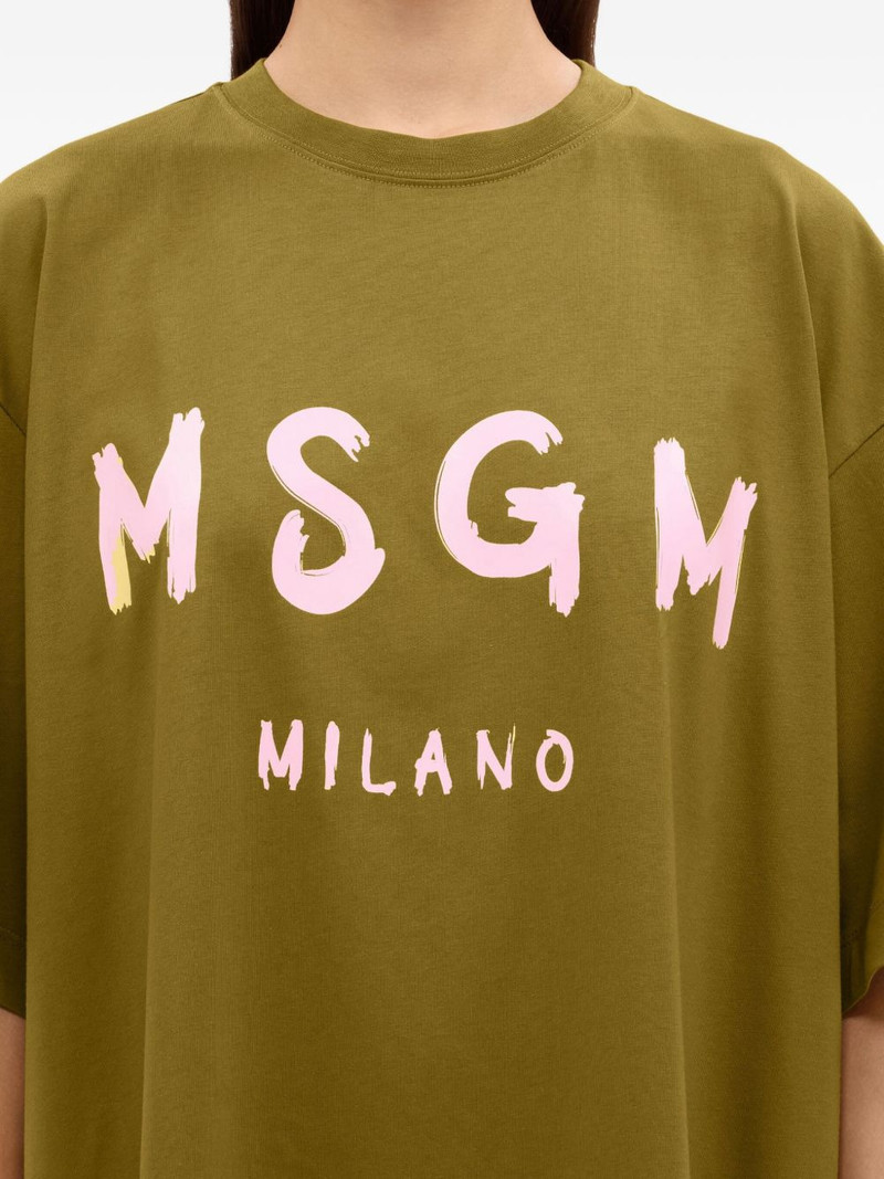 logo-print T-shirt dress 5