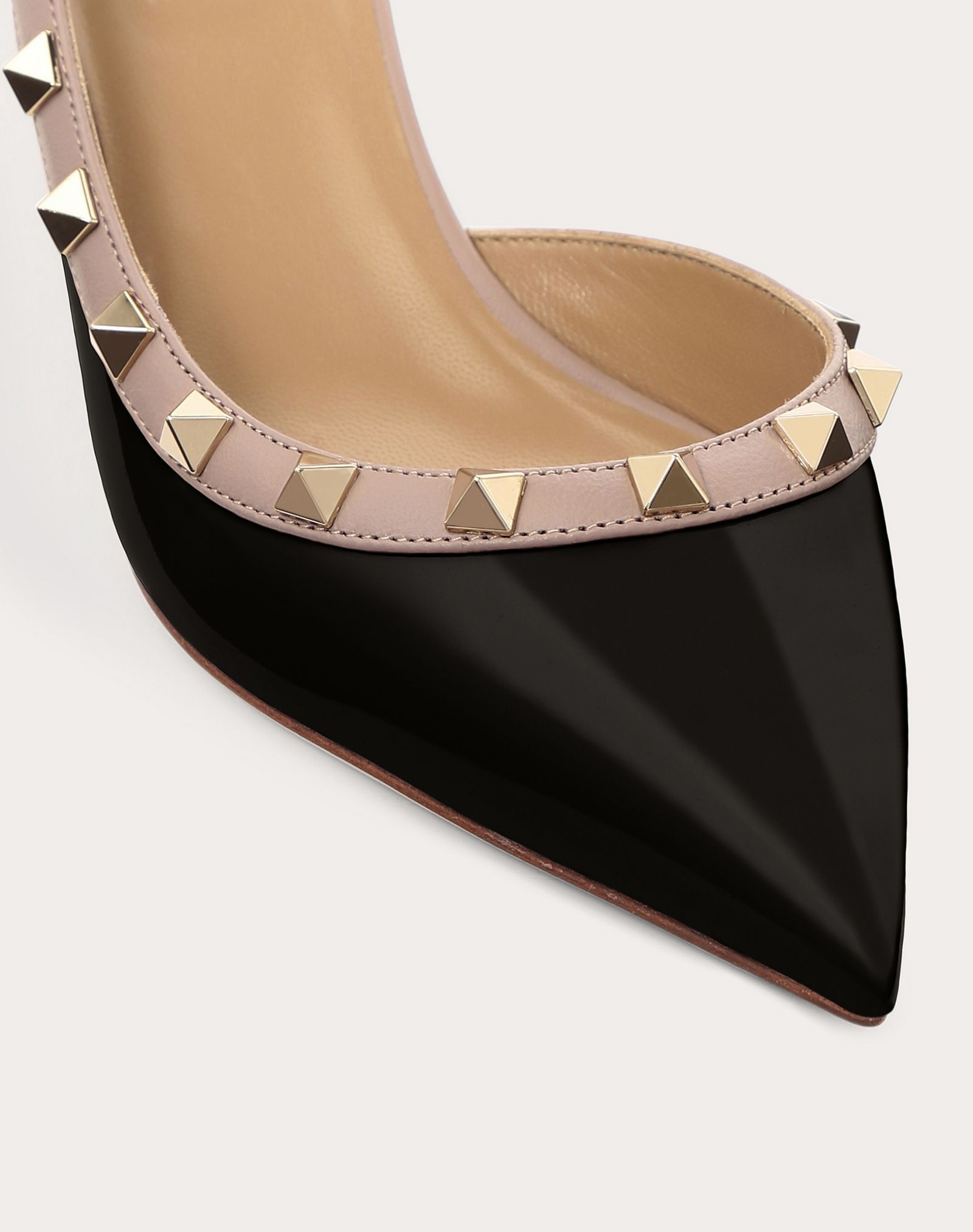 Rockstud Patent Leather Slingback Pump 50 mm - 5