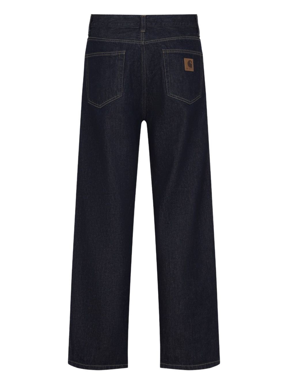 logo-patch denim jeans - 2