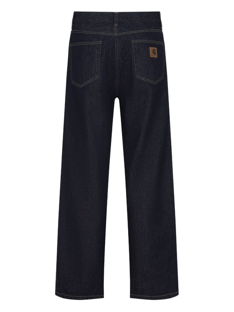 Carhartt logo-patch denim jeans outlook
