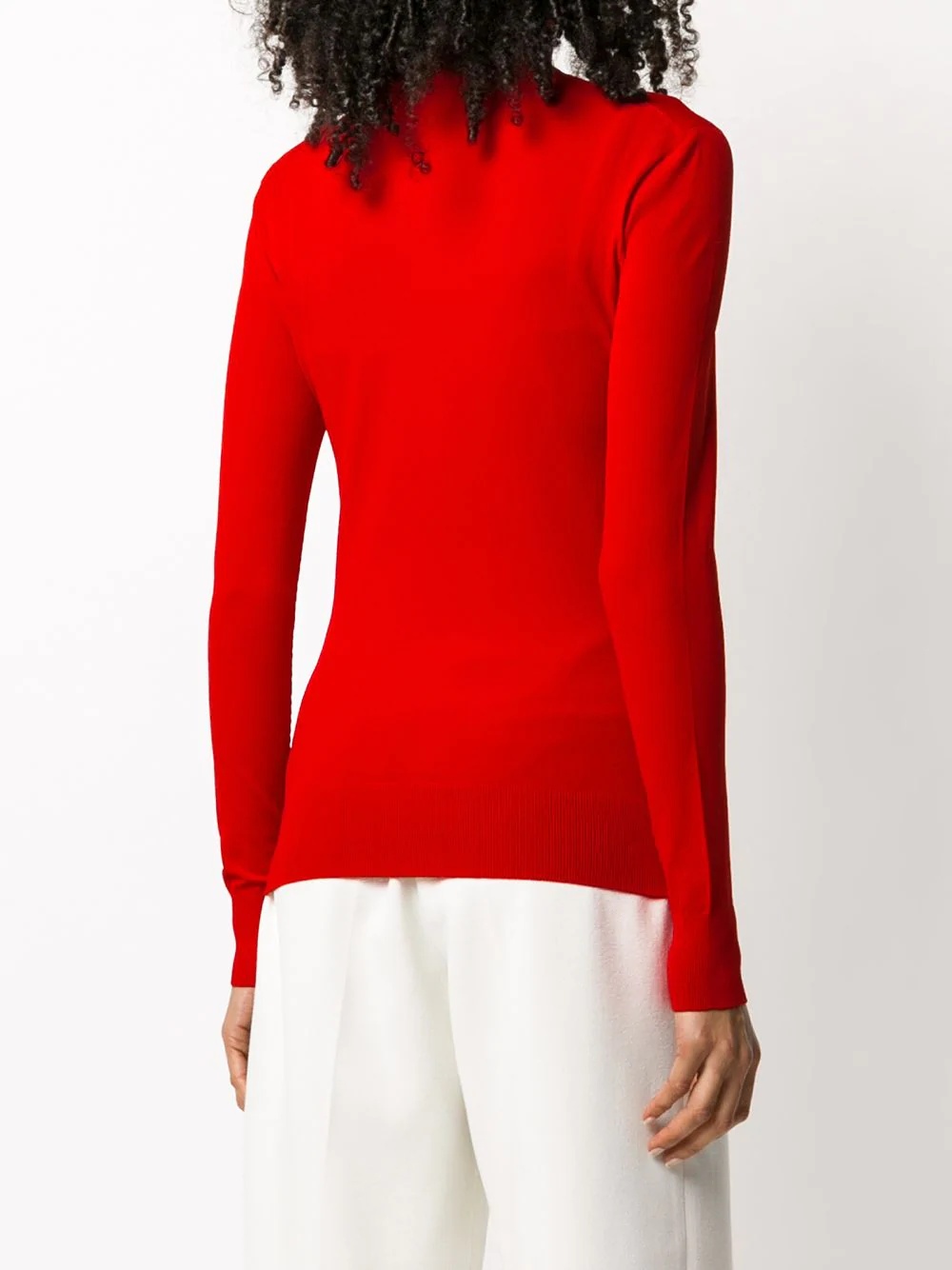 turtleneck knitted top - 4