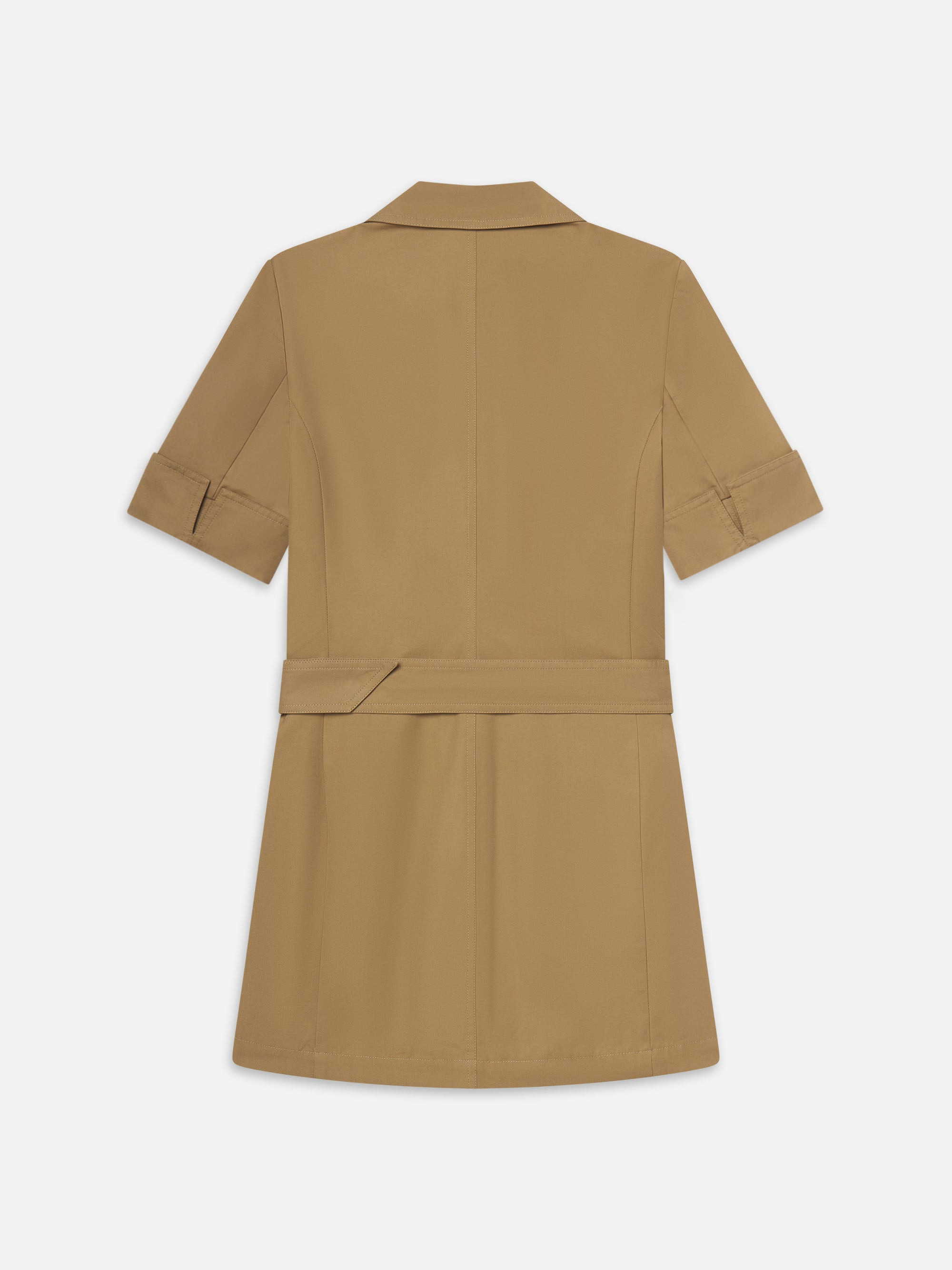 The Utility Dress in Khaki Tan - 4