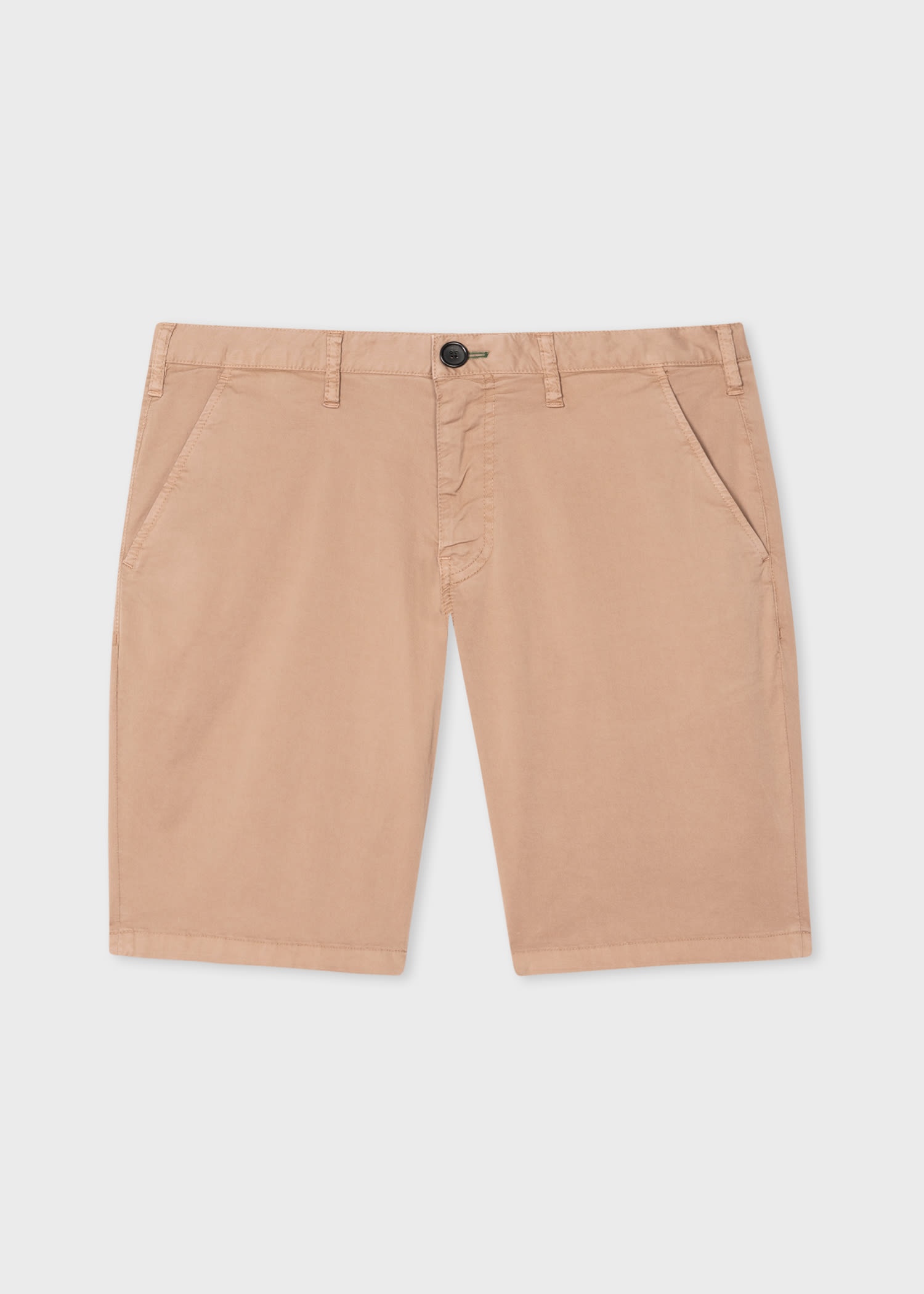Stretch-Cotton Twill Shorts - 1
