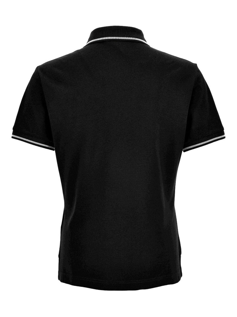 VERSACE JEANS COUTURE embroidered-logo tipped polo shirt outlook
