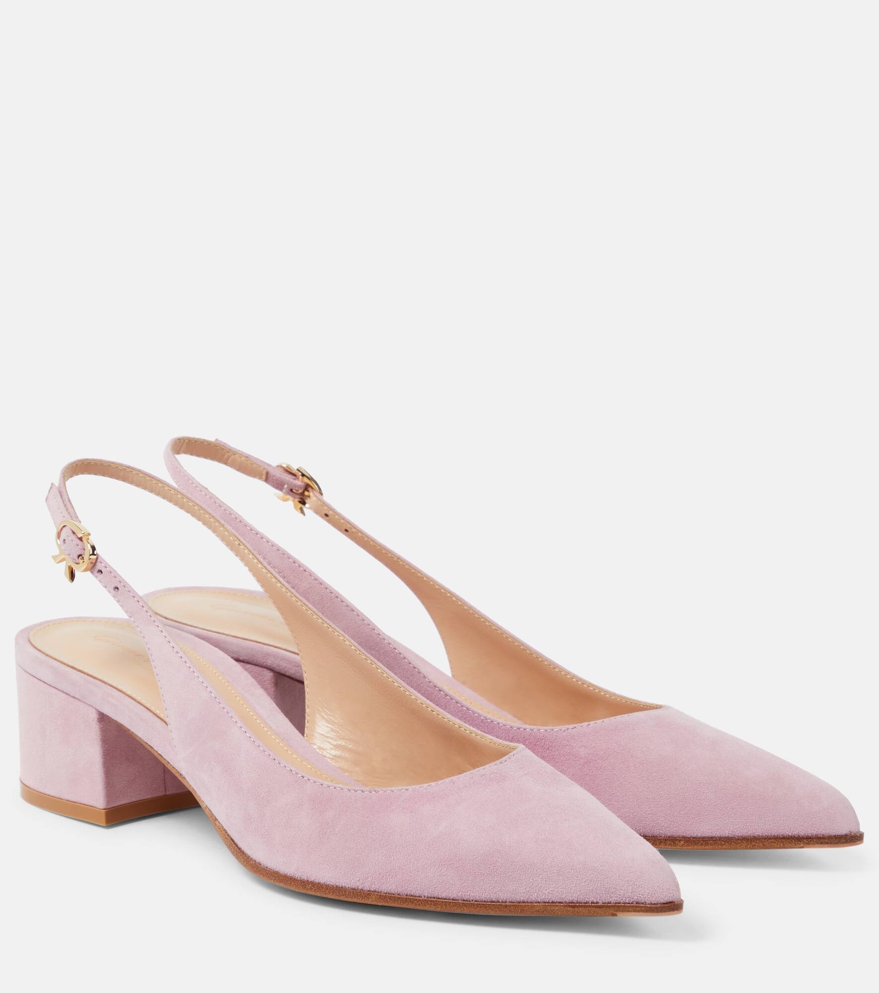 Piper 45 suede slingback pumps - 1