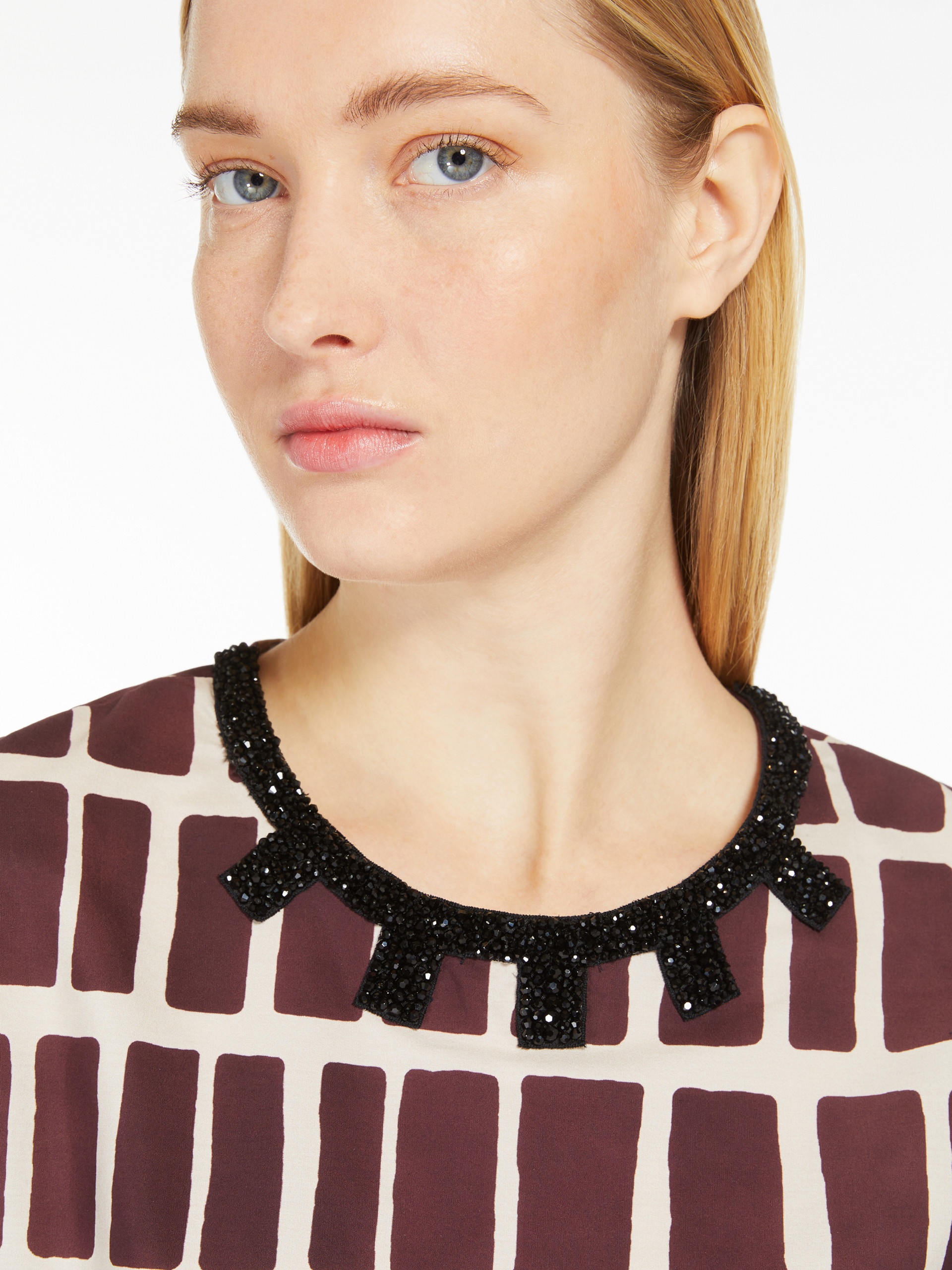 NERINA Midi dress in printed poplin - 5