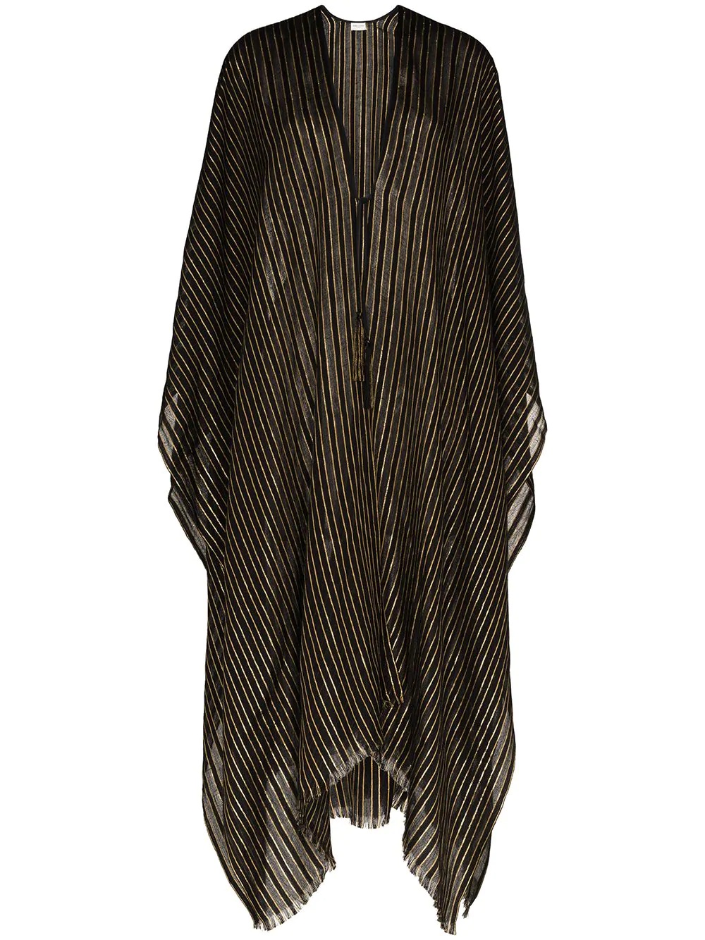 striped poncho - 1