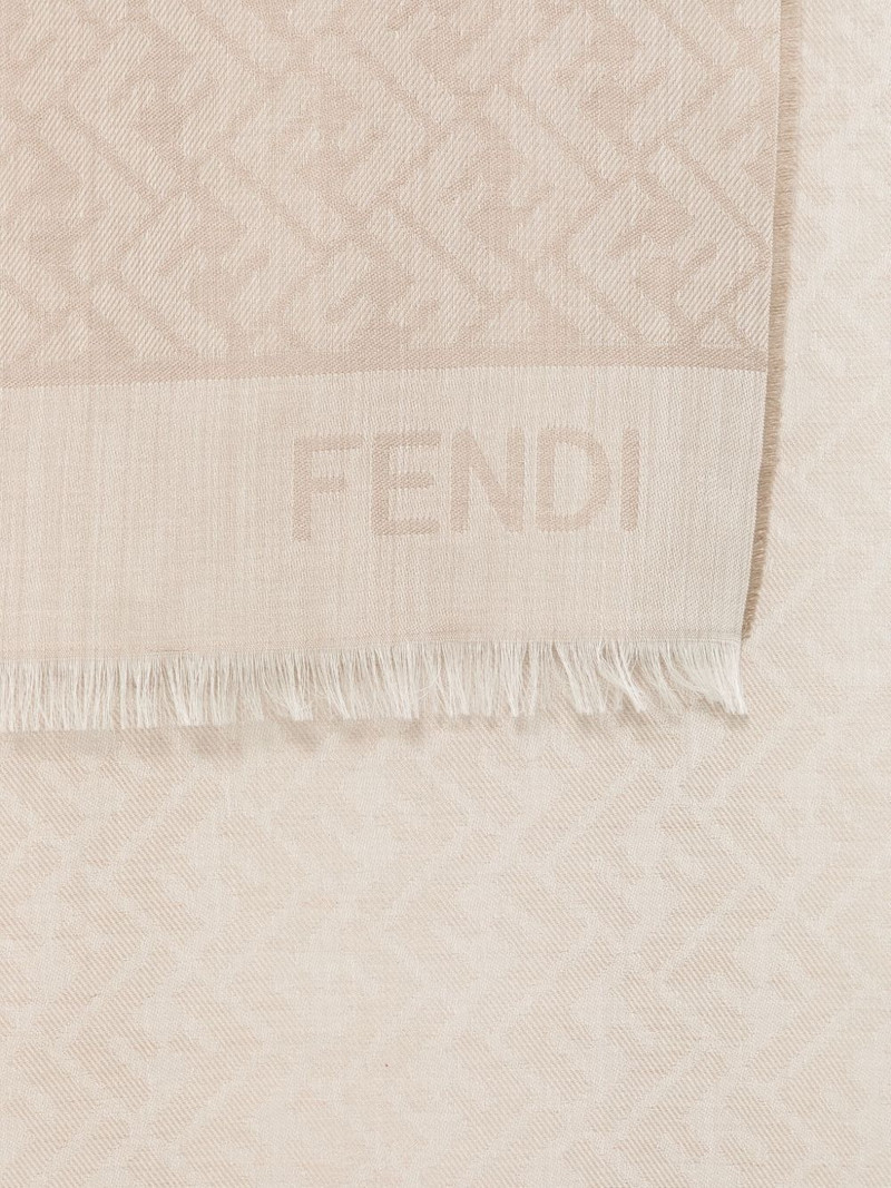 FENDI FF-jacquard scarf outlook