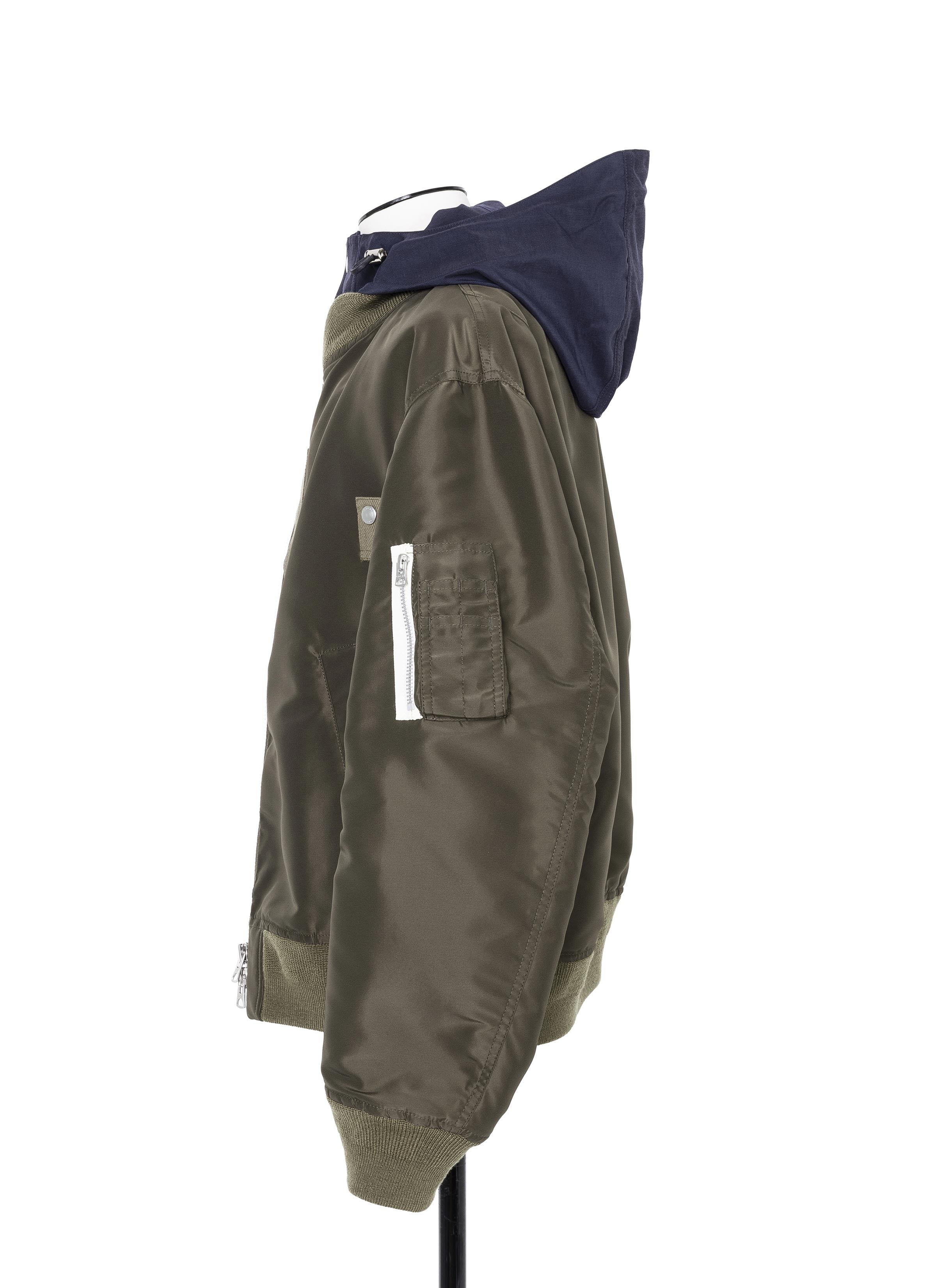 Nylon Twill x Grosgrain Blouson - 2