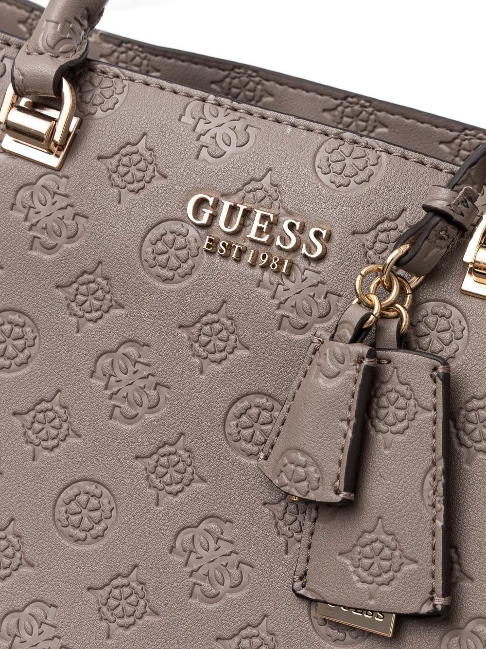 logo-embossed tote bag - 4