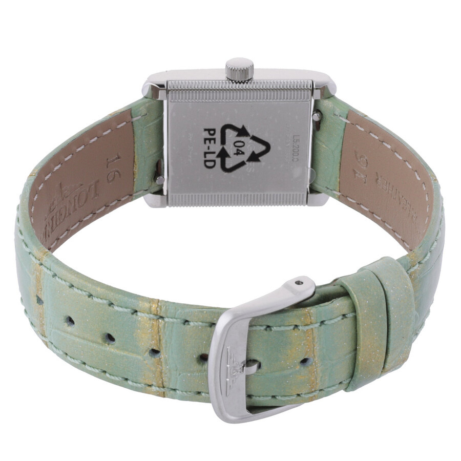 Longines Mini Dolcevita Quartz Diamond Green Dial Ladies Watch L5.200.0.05.2 - 3
