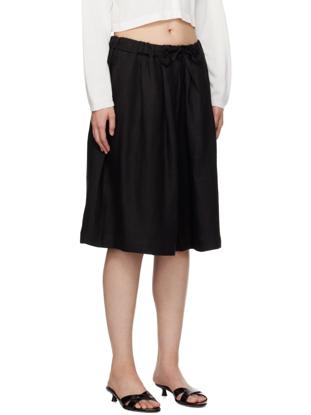Black Maxi Shorts - 2