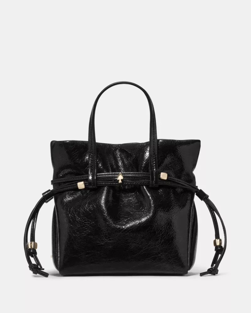 Rio Crinkle Patent Mini Tote Bag - 1