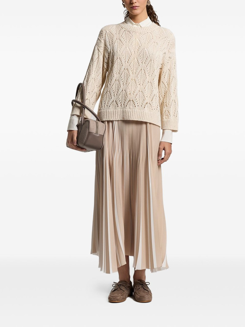 PESERICO pleated skirt outlook