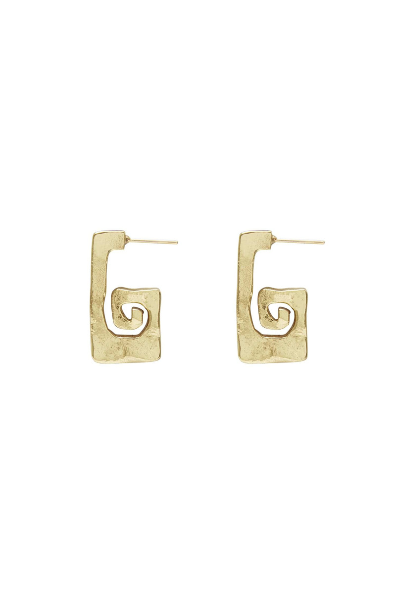 Le Jardin Long Spiral Earrings 1