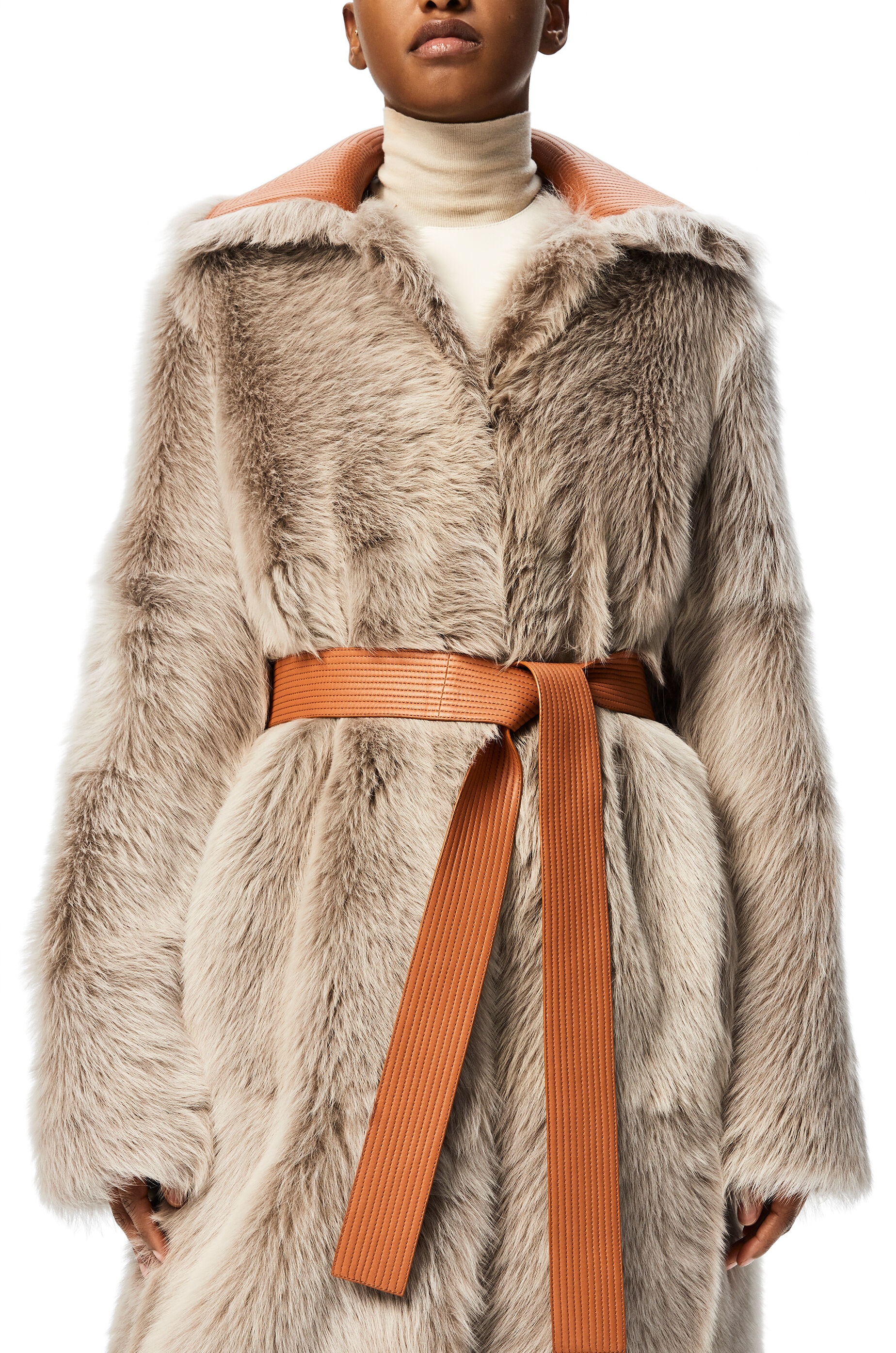 Coat in shearling - 5