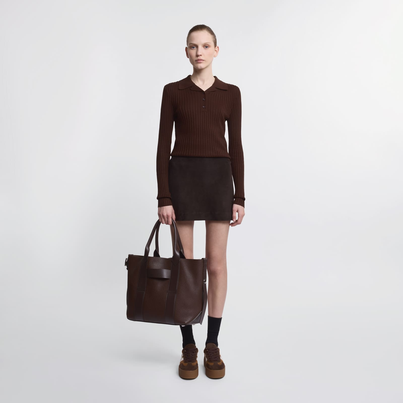 Hogan Script Shopping Bag Medium - 7