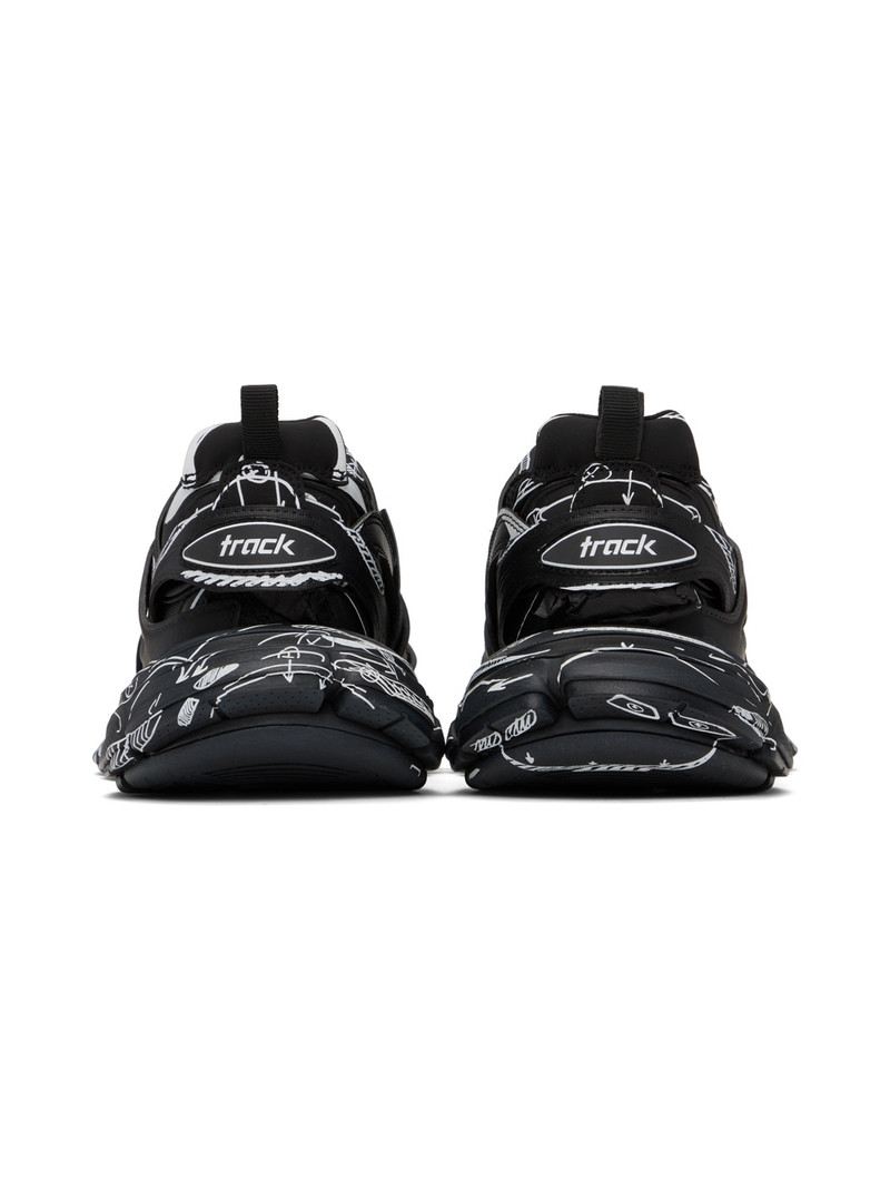 Black & White Track Sneakers 2