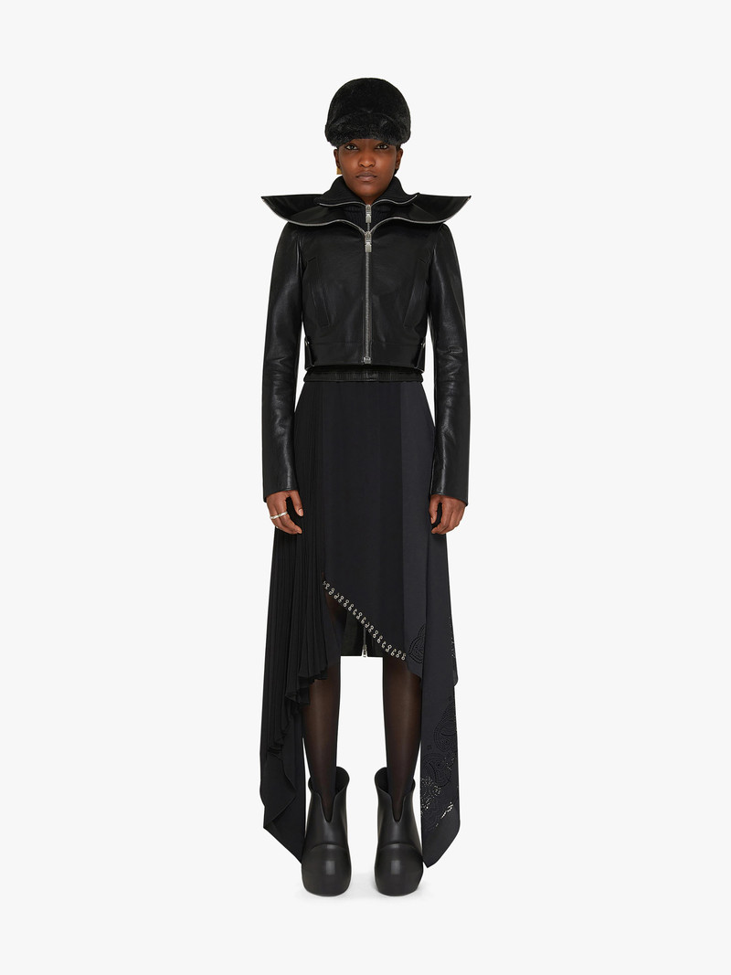 Givenchy BIKER JACKET IN LEATHER WITH DOUBLE COLLAR outlook