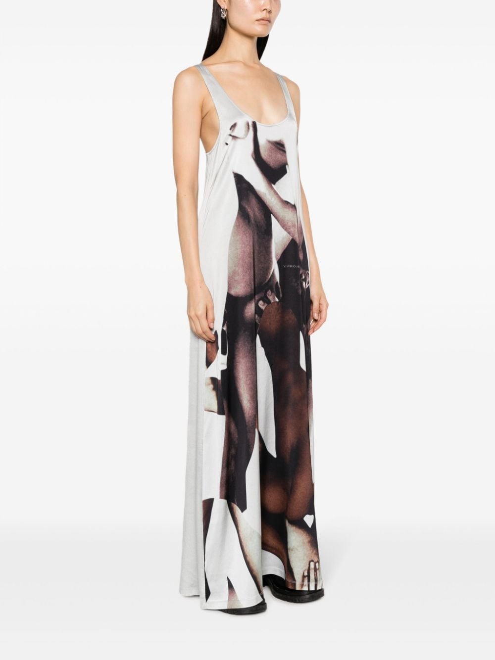 abstract-pattern maxi dress - 3