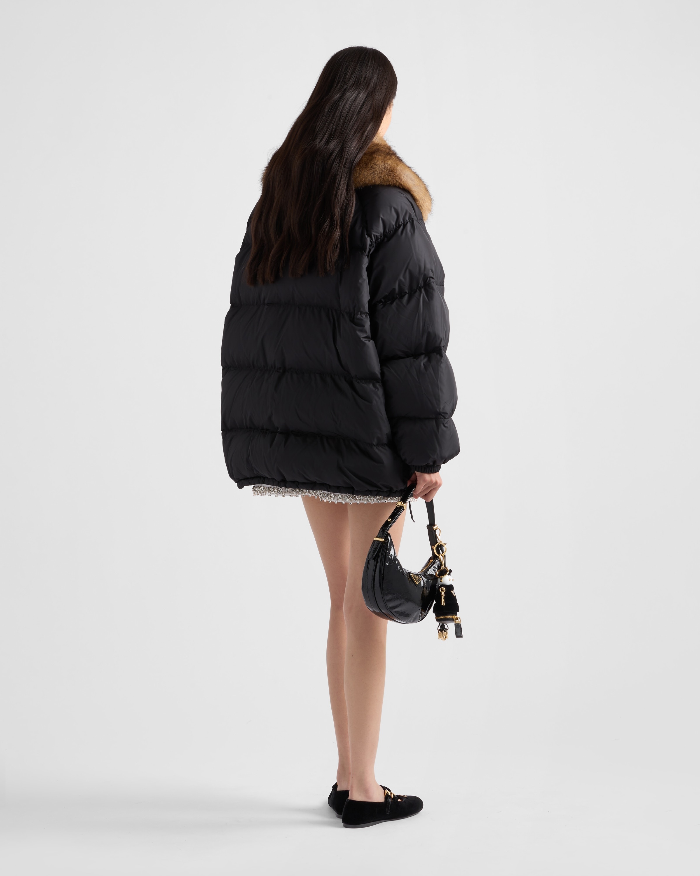 Tech canvas down jacket - 5