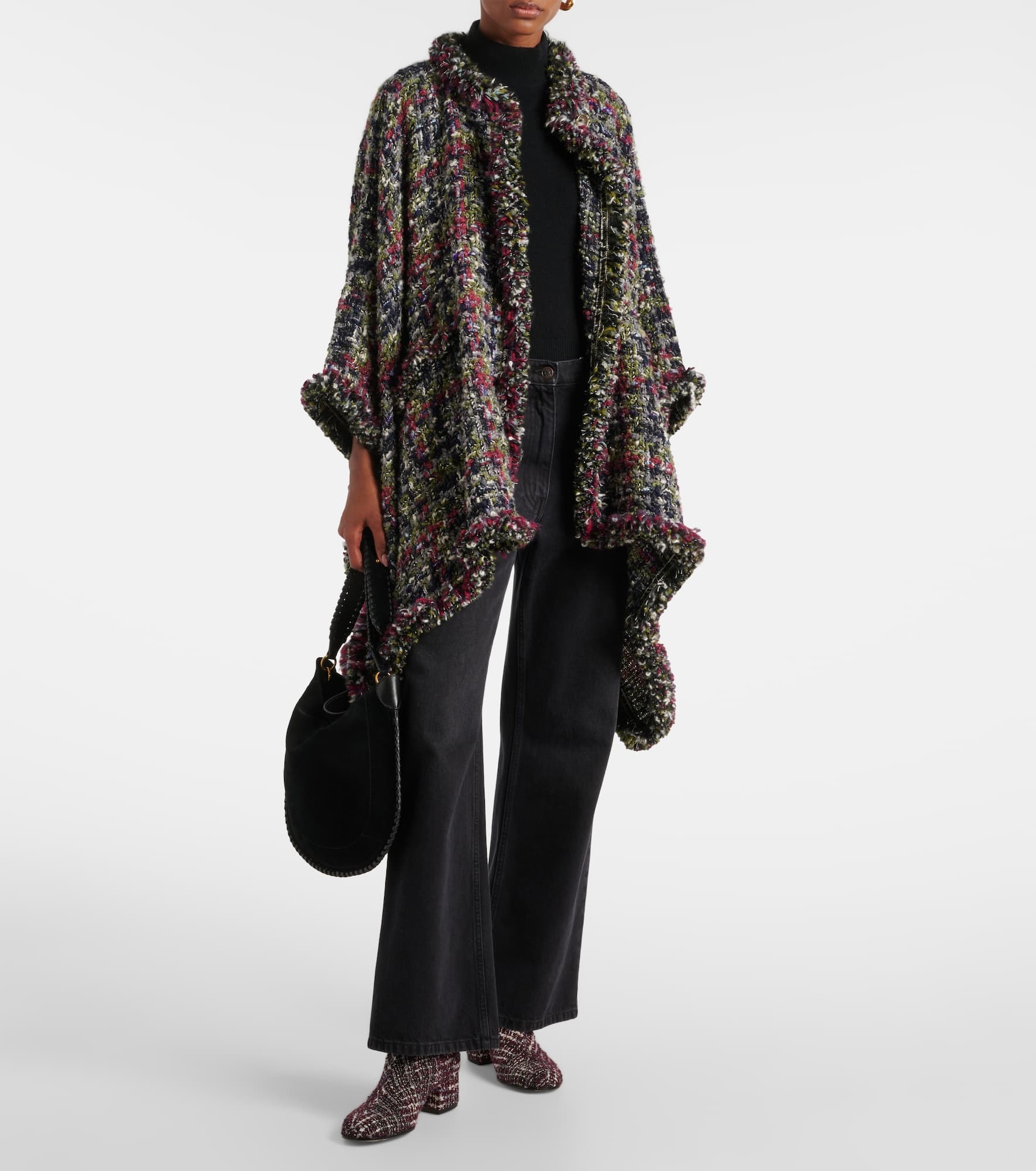 45 bouclé ankle boots - 2