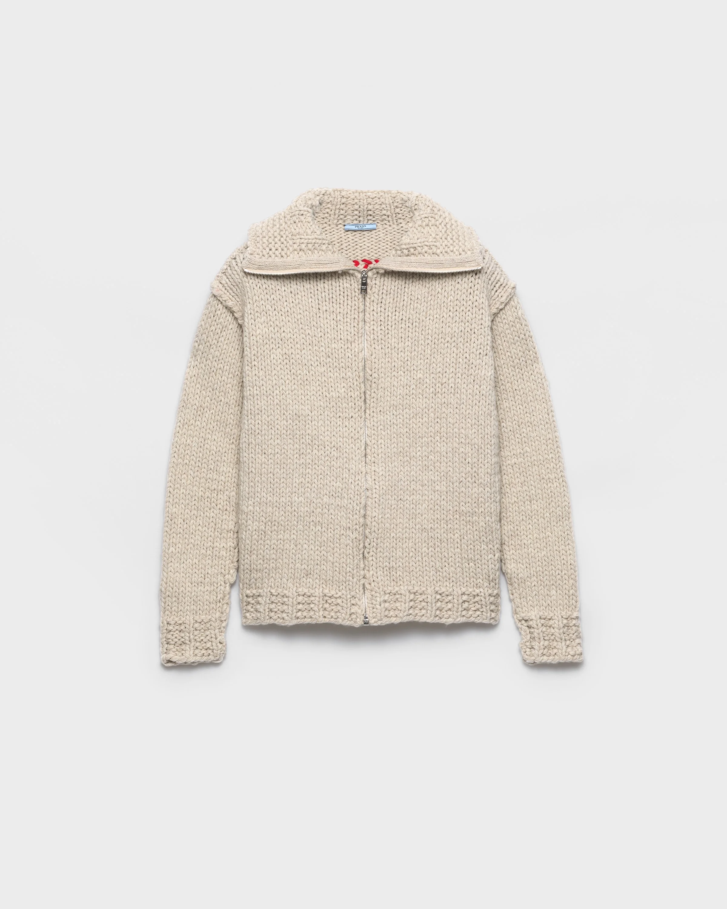 Wool zipper cardigan - 1