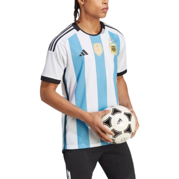 adidas White Argentina 22 Winners Home Jersey 'White Light Blue' IB3597 - 5