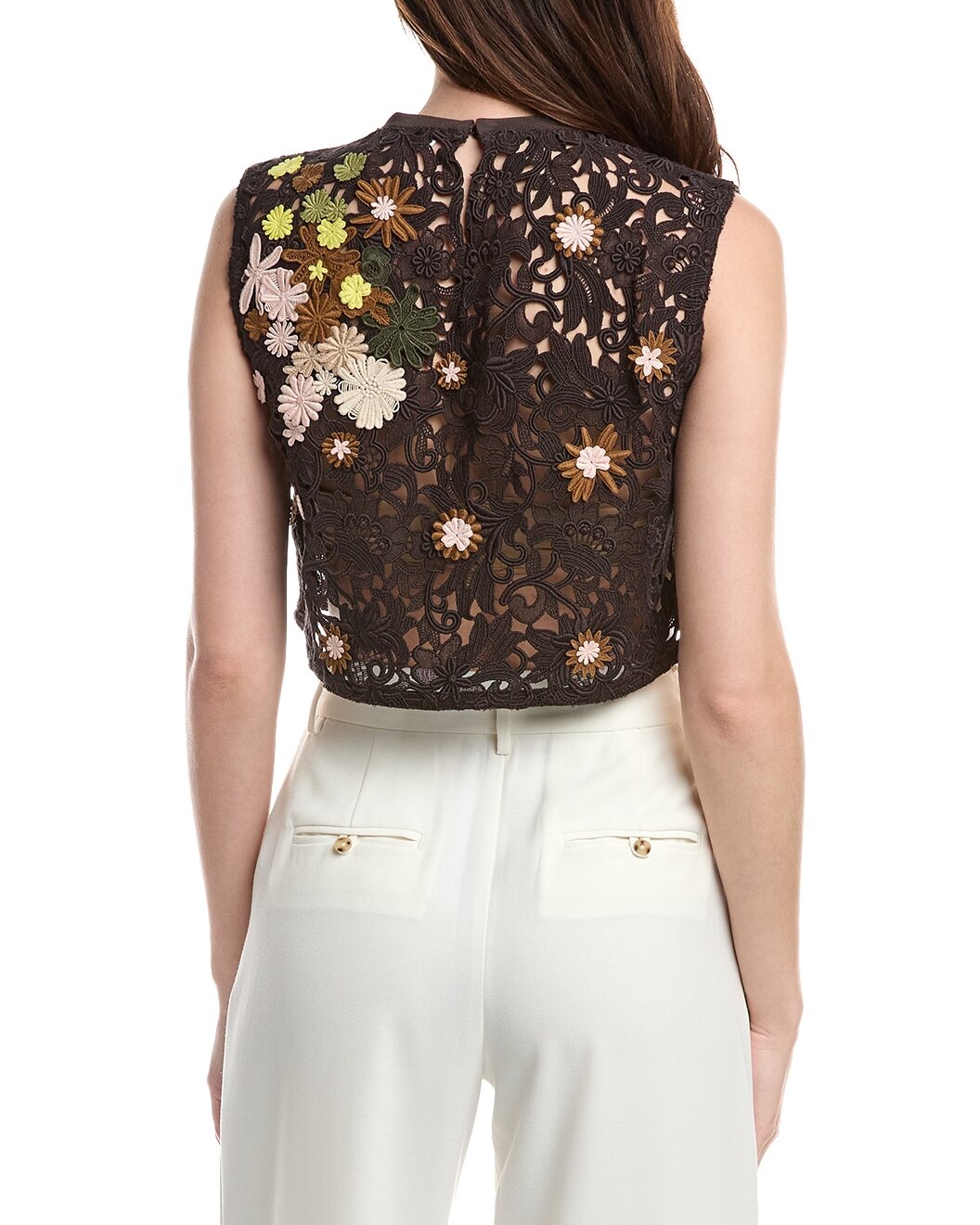 Valentino Wool & Silk-Blend Top - 2