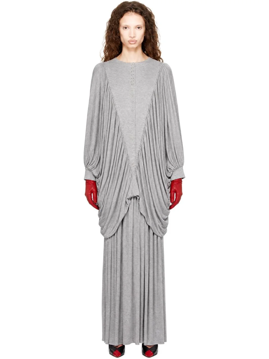 Gray Orchidea Maxi Dress - 1