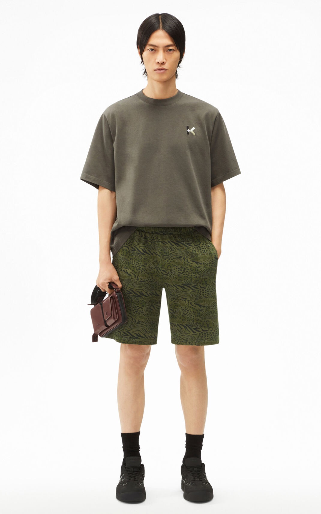 'Archive Leopard' shorts - 2