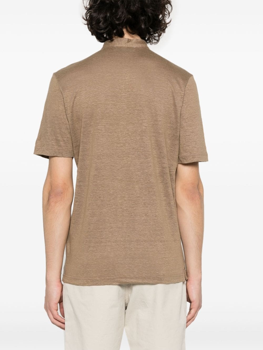 fine-knit slub T-shirt - 4