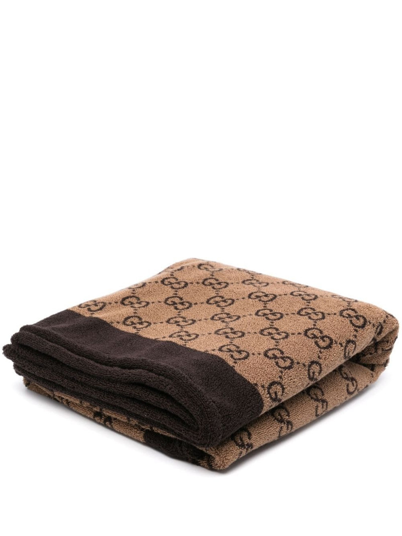 GG Supreme cotton beach towel 1