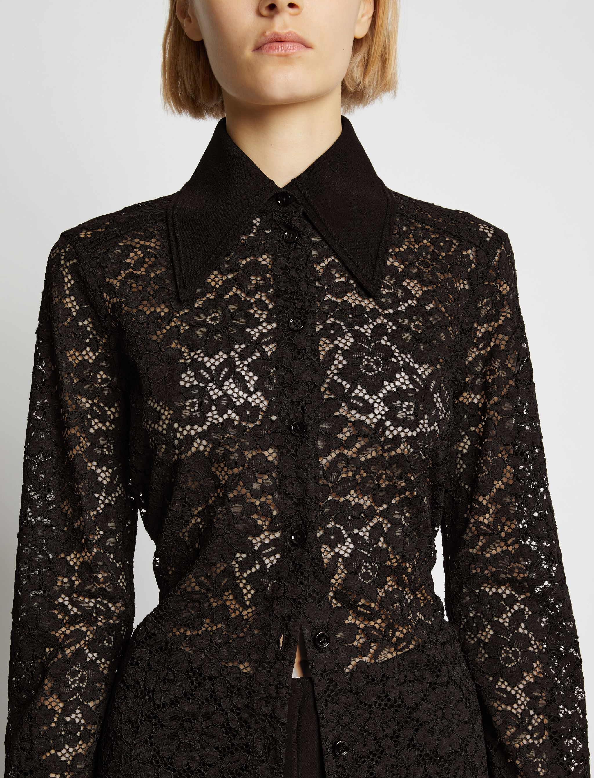 Stretch Lace Shirt - 6