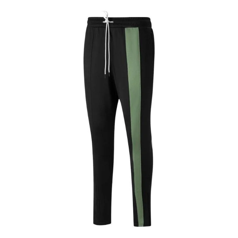 PUMA Ralph Sampson Basketball Pants 'Black Green' 532105-15 - 1
