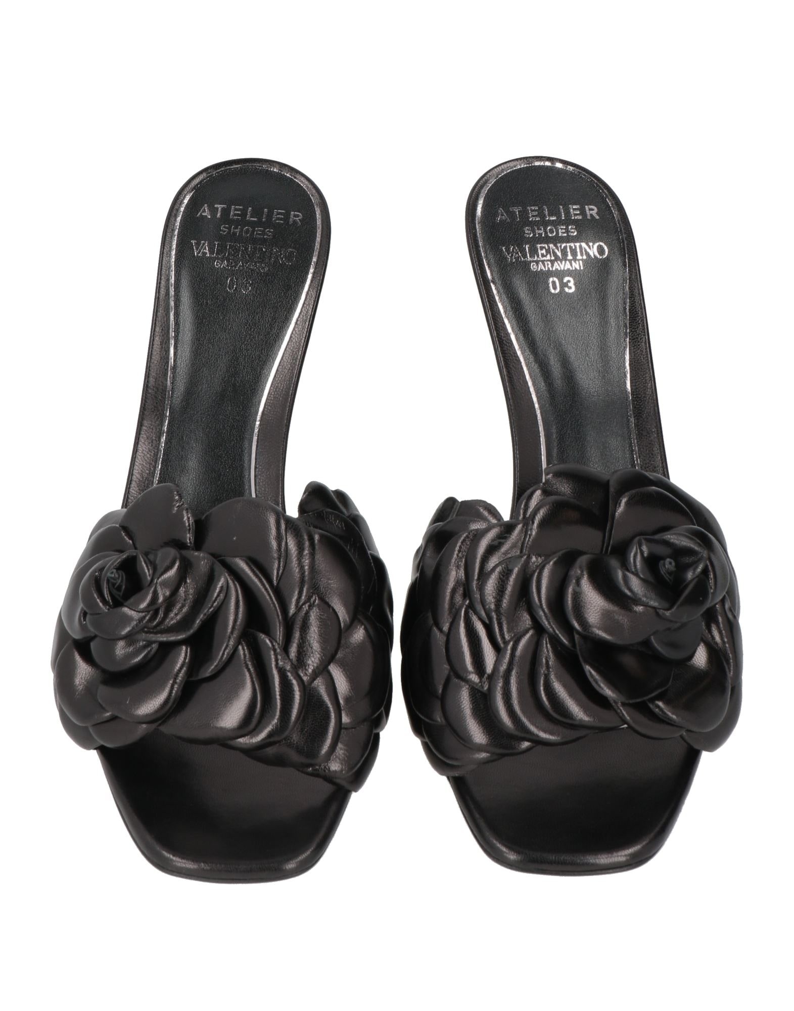 Black Women's Sandals - 4