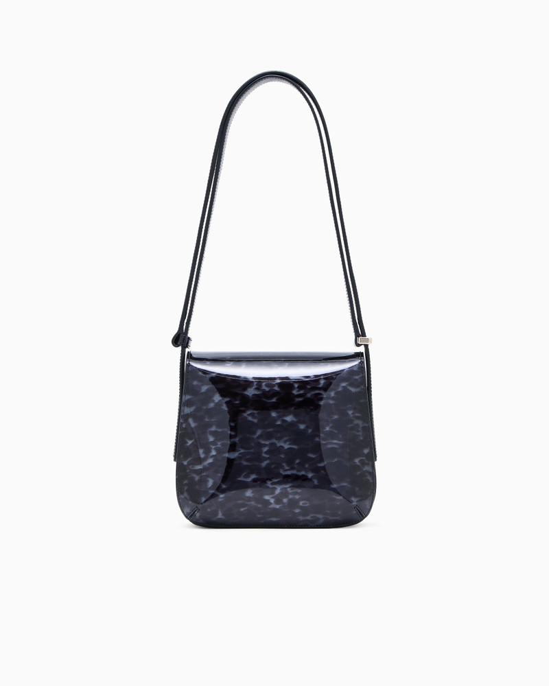 LA PRIMA BAG IN TORTOISESHELL PATENT LEATHER 3