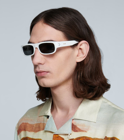 CELINE Rectangle frame acetate sunglasses outlook