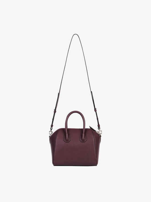 MINI ANTIGONA BAG IN GRAINED LEATHER - 7